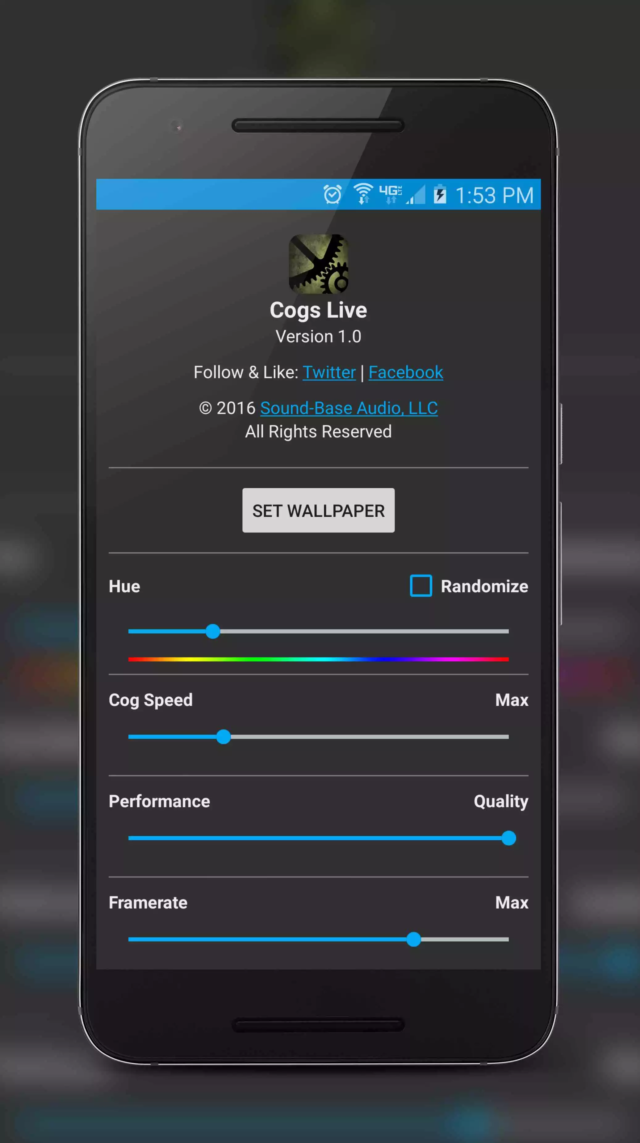 Play Cogs | Live Wallpaper LWP